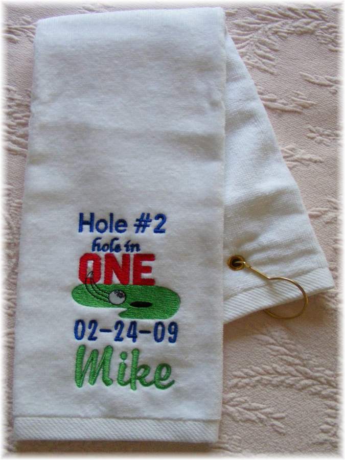 Personalized and Monogrammed Sports Golf Bowling Towels, Workout, Fitness,